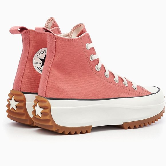 Converse Run Star Hike High Pink 171300C Shoes Sneakers Mens 6 Womens 7.… - Picture 2 of 12